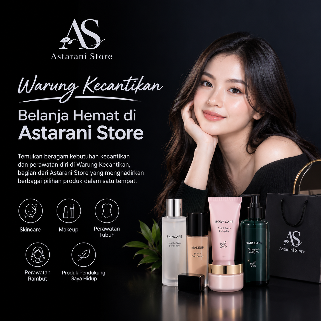 Banner Warung Kecantikan